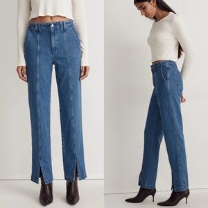 Madewell The Perfect Vintage Jean in Medium Indigo Wash: Seamed Edition